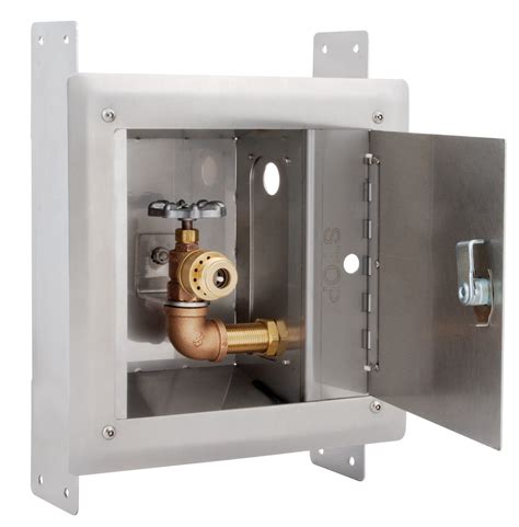 stainless steel recessed valve box|recessed valve box.